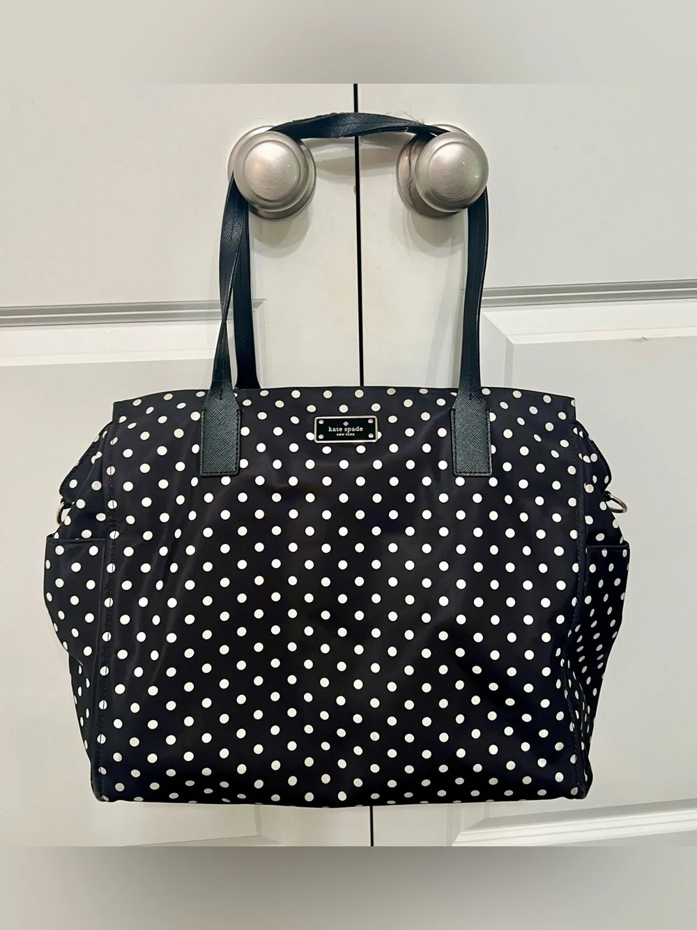 Kate Spade New York Taden Blake Avenue Polka Dot Diaper Bag - Picture 1 of 9